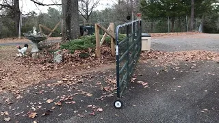 16 foot gate using garage door opener