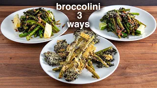 3 quick and easy BROCCOLINI recipes I can't stop eating