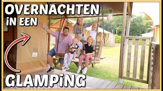 WE GAAN LUX KAMPEREN iN EEN GLAMPiNG ⛺️ | Bellinga Vlog #2566