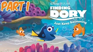 Disney Finding Dory Just Keep Swimming PART 1 - Finding Dory Pixar Game for Kids