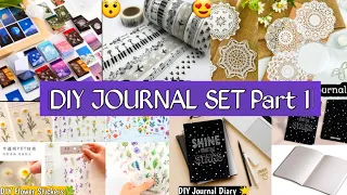 How to make Journal Set at home 🌟 / DIY Journal Set #craftersworld #journal #journalsupplies #diy