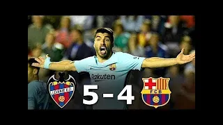 Levante vs Barcelona 5-4 Resumen - Full Highlights & All Goals (May 2018)