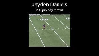Jayden Daniels throws at LSU Pro Day #lsu #nfldraft