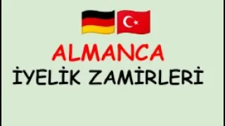 ALMANCADA İYELİK ZAMİRLERİ