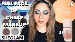 FULL FACE OF CHEAP MAKEUP!! - SHEGLAM - SHEIN - YOU'RE GOING TO BE SHOCKED!! 😲 - TUTORIAL - GRWM