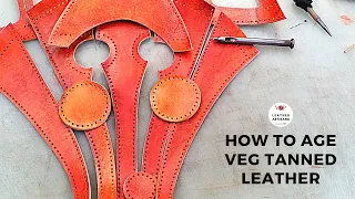 How to Age Veg Tanned Leather by V&P Leather Artisans