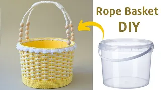 Rope Basket DIY / Easter Basket / Корзина из шнура