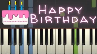 Happy Birthday to you - Simple Mobile Perfect Piano Turorial.