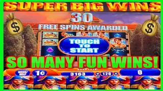 **SUPER BIG WINS!** 30+ SPINS! RETRIGGERS! NAPOLEON AND JOSEPHINE SLOT MACHINE BONUS WINS