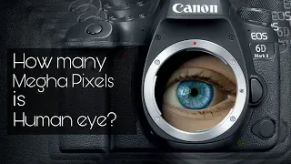 How many Mega pixels is Human eye?