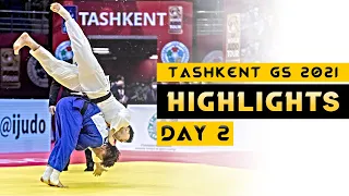 Top 15 ippons in Day 2 of Judo Grand Slam Tashkent 2021  (柔道2021)