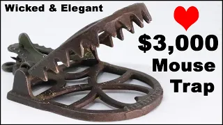 A $3,000 Wicked & Elegant Mouse Trap. The Royal No. 1 Mousetrap From 1879. Mousetrap Monday