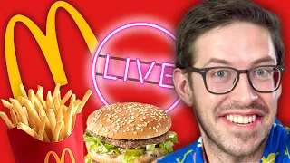 🔴Eat With Keith LIVE | A McDonald's Dinner Experience