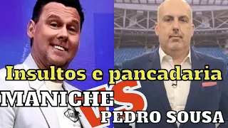 ÁUDIO REVELADOR - MANICHE CENAS DE PANCADARIA COM PEDRO SOUSA SOBRE O JOGO DO AJAX - BENFICA