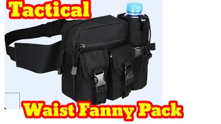 Tactical Waist Fanny Pack with Water Bottle Attachment Review