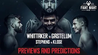 UFC Fight Night: Whittaker vs. Gastelum Full Card Previews & Predictions