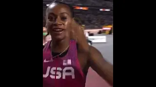 Sha’Carri Richardson wins world championships 100m in record time ⏰