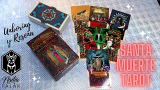 SANTA MUERTE TAROT 💀 Unboxing y Reseña 🌹 Nadia Falak