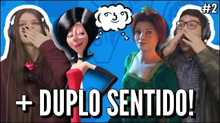 JOVENS REAGEM A CENAS ADULTAS COM DUPLO SENTIDO EM FILMES DE ANIMAÇÃO #2