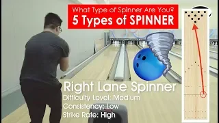 How to Spin the bowling ball : Bowling UFO Spinner Helicopter Style  - What Type of Spinner Are You?