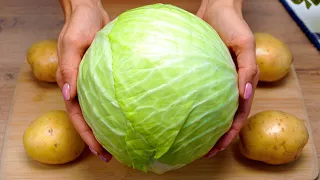 Just potatoes and cabbage! My aunt's recipe from the village surprised everyone! Delicious!