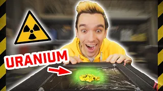 RADIOACTIVE EXPERIMENTS WITH URANIUM! (Learn radioactivity)