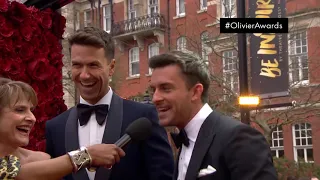 Jonathan Bailey, Richard Fleeshman and Patti LuPone chat Company on Red Carpet Live - Olivier Awards