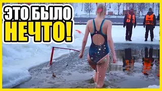 Купание в проруби 2017. #4 На крещение. Гомель.  Купание зимой. Bathing in the hole 2017. Gomel.