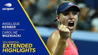 Angelique Kerber vs Caroline Wozniacki Extended Highlights | 2016 US Open Semifinal