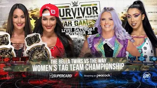 WWE 2K23 SURVIVOR SERIES THE BELLA TWINS VS THE WAY - WOMEN’S TAG TEAM CHAMPIONSHIP