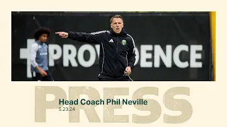 "We do feel we're headed in the right direction, there are signs" | HC Phil Neville ahead of SKC