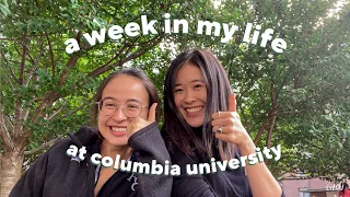 a week in my life at Columbia University | fall in NYC, library sessions, govball 🤍 COLLEGE DIARIES