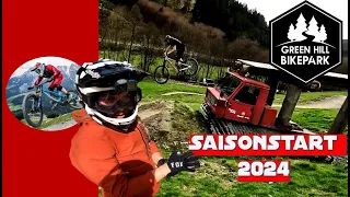 GREEN HILL BIKEPARK 2024 – Saisonstart-Endlich geht´s los – einrollen mit Sabrina & den Jungs