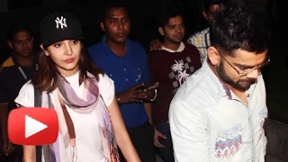 SPOTTED!! Virat Kohli And Anushka Sharma At Mumbai Airport (VIDEO)