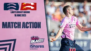 VITALITY BLAST MATCH ACTION | MIDDLESEX V ESSEX