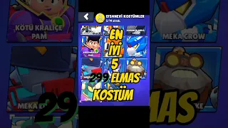 EN İYİ "5" 299 ELMASLIK KOSTÜM 🇹🇷🔥 #oyun #keşfet #youtube #brawlstars #shorts