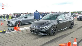 420HP Nar&Car Volkswagen Golf 8R vs 747HP HPT Mercedes-AMG E63