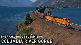 Extreme BNSF Trains in the Columbia River Gorge