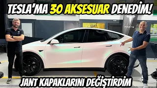 Tesla Jantlarımı Değiştirdim | 30 tane Tesla aksesuarı denedim