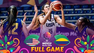 QUARTER-FINALS: USA v Colombia | Full Basketball Game | FIBA Women's AmeriCup 2023