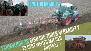 FarmVlog#33 Pflügen und Säen.. Der Weizen muss in den Boden🌾🚜sind die Fendt's verkauft?