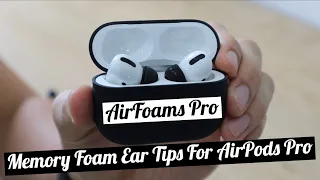 AirFoams Pro by CharJenPro | Memory Foam Ear Tips For AirPods Pro!