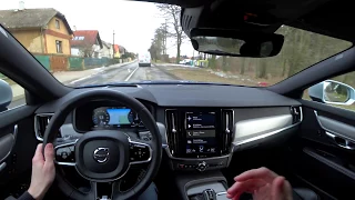 2018 Volvo V90 D5 Polestar, 4K POV TEST: Nádherná loď ze Švédska