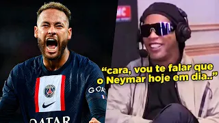 RONALDINHO REALMENTE FALOU ISSO SOBRE O NEYMAR??! RONALDINHO REVELA SUA OPINIÃO SOBRE NEY, ETC!