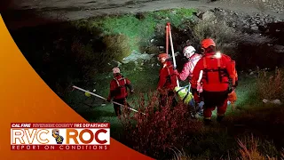 Water Rescue in Santa Ana River Bottom in Jurupa Valley // Report on Conditions // January 4, 2023