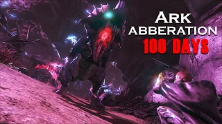 I Survived 100 Days Of Hardcore Ark Aberration, Here's What Happened!