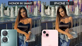 Honor 90 Smart 5G Vs iPhone 15 Camera Test Comparison