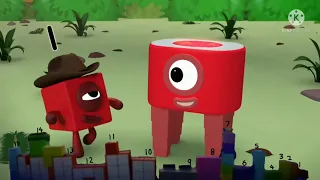 Numberblocks watching movie