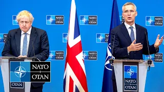 NATO Secretary General with the Prime Minister of the 🇬🇧 United Kingdom Boris Johnson, 10 FEB 2022