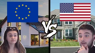 British Couple Reacts to European vs American Houses | 10 Major Differences